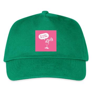 Be a Voice, Not an Echo - Kids’ Baseball Cap - green - Front