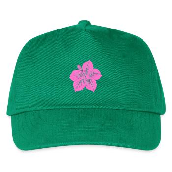 Hibiscus flower - Kids’ Baseball Cap - green - Front
