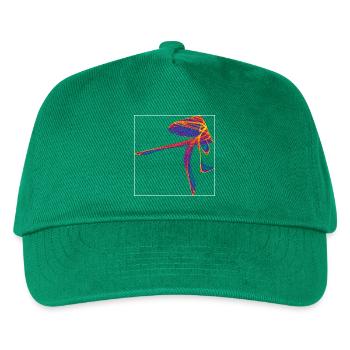 L’élégance dans le chaos - Casquette de baseball Enfant - vert - Devant