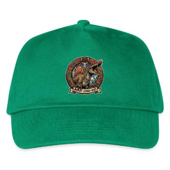Spinosaurus Weihnachten  - Kinder Basecap - Grün - Vorne
