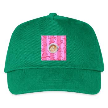 Cappuccino  - Kinder Basecap - Grün - Vorne