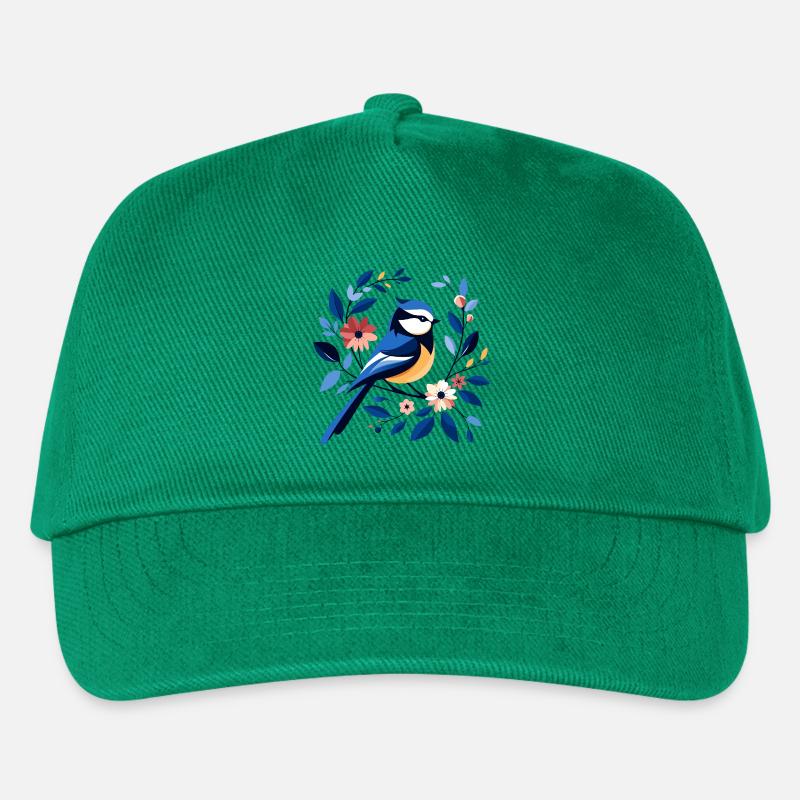 Blaumeise - Kinder Basecap - Grün
