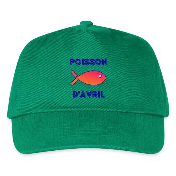 FISH. APRIL FOOL - Kids’ Baseball Cap - green - Front