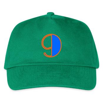 9 YEARS. 9th ANNIVERSARY. BIRTHDAY 9 YEARS. 9 - Kids’ Baseball Cap - green - Front