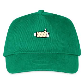 Gipsarm und alles okay, Icon - Kinder Basecap - Grün - Vorne