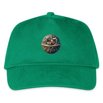 Car repair shop Planet - Kids’ Baseball Cap - green - Front