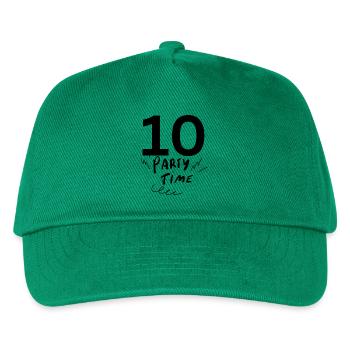 10 - Kinder Basecap - Grün - Vorne