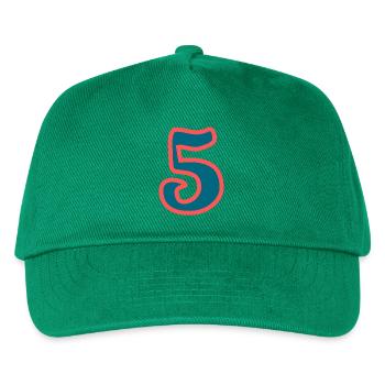 5. ANNIVERSARY. 5 YEARS. 5th ANNIVERSARY - Kids’ Baseball Cap - green - Front