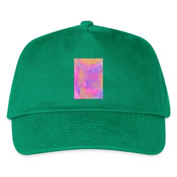 Gradient - lilac can be personalized - Kids’ Baseball Cap - green - Front