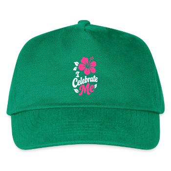 Ich feiere mein Hibiskus-Tee - Kinder Basecap - Grün - Vorne