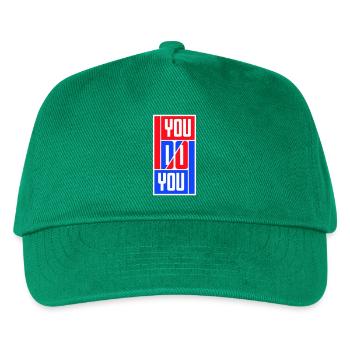 You Do You Lustig Selbstbewusstsein Freiheit Logo - Kinder Basecap - Grün - Vorne