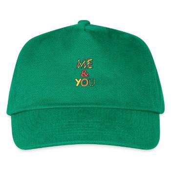 Me and You Font - Kids’ Baseball Cap - green - Front