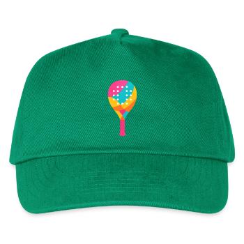 Padel racket - Padeliste - Kids’ Baseball Cap - green - Front
