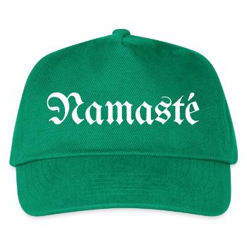 Namasté - Kinder Basecap - Grün - Vorne