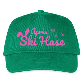 Apres Ski Rabbit Ski Après Ski Party Snow pink - Kids’ Baseball Cap - green - Front