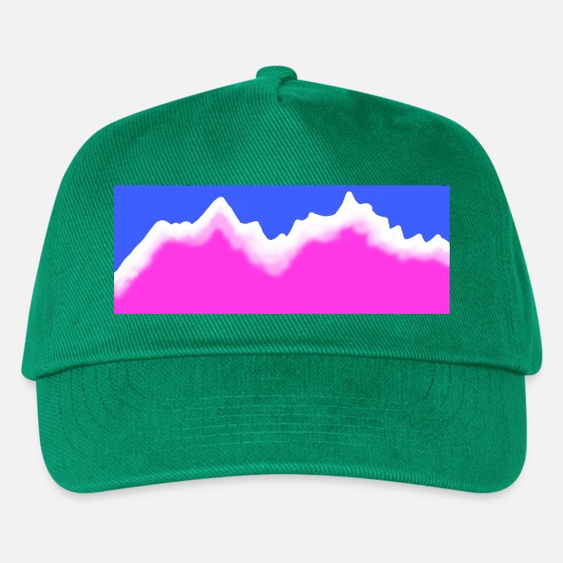 Berge  - Kinder Basecap - Grün