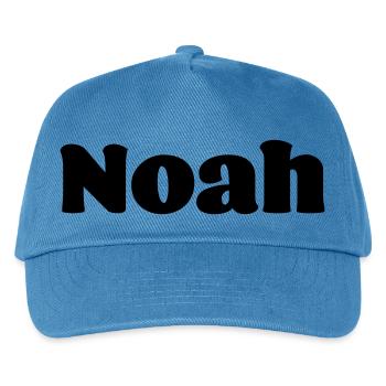 Prénom Noah Gift - Casquette de baseball Enfant - bleu paon - Devant