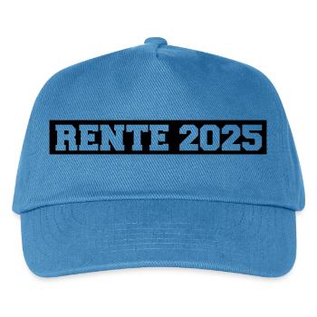 rente 2025 - Kinder Basecap - Pfauenblau - Vorne