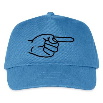 Index - Casquette de baseball Enfant - bleu paon - Devant