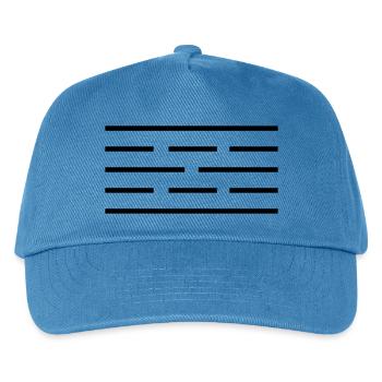 Symbol anti electrosmog - Kids’ Baseball Cap - peacock-blue - Front