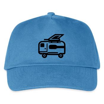 Caravan - Kids’ Baseball Cap - peacock-blue - Front