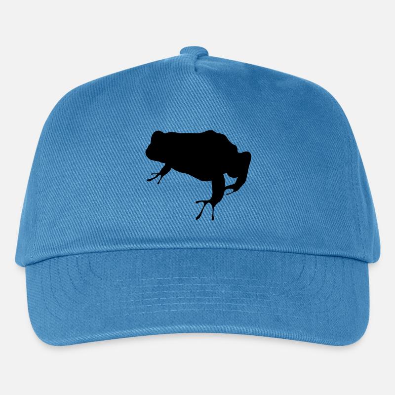 Frosch - Kinder Basecap - Pfauenblau