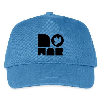 No War Shirt - Kinder Basecap - Pfauenblau - Vorne