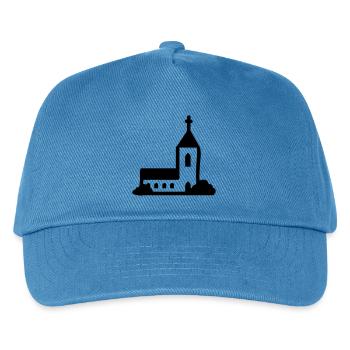Kirche - line - Kinder Basecap - Pfauenblau - Vorne