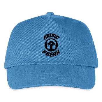 Music Freak - Kinder Basecap - Pfauenblau - Vorne