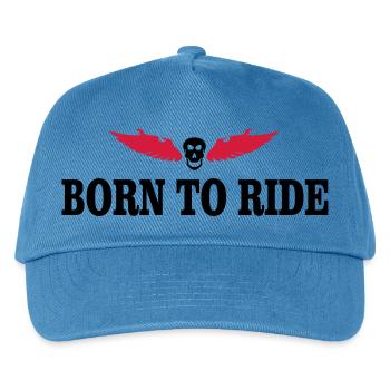 biker - Kinder Basecap - Pfauenblau - Vorne