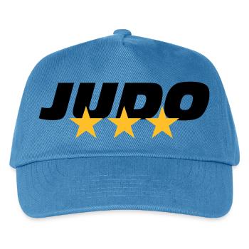 [ Judo ] - Casquette de baseball Enfant - bleu paon - Devant