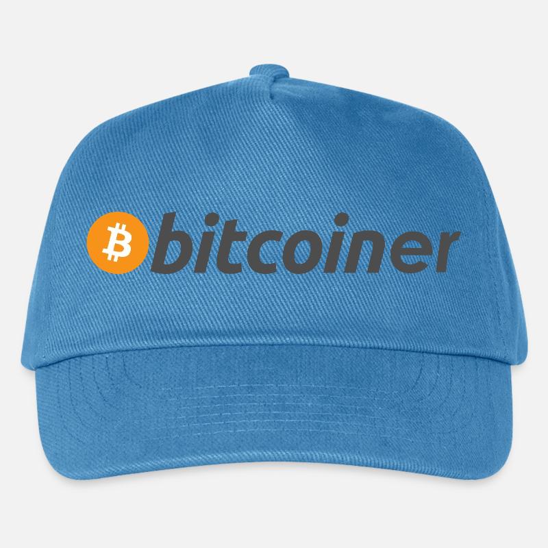 bitcoiner - Kinder Basecap - Pfauenblau