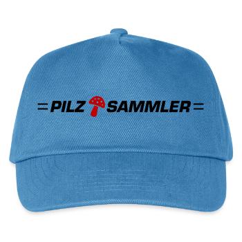 Pilz Sammler - Kinder Basecap - Pfauenblau - Vorne