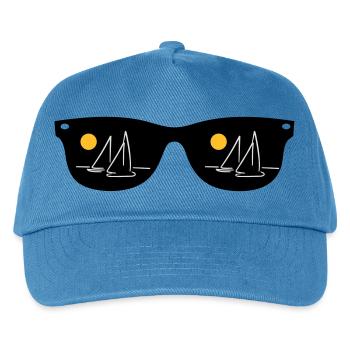 sail - Kids’ Baseball Cap - peacock-blue - Front
