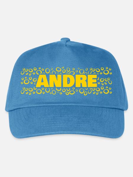 Geschenk für Andre - Kinder Basecap - Pfauenblau