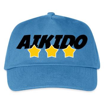 Aikido – Kampfsport – Aikido - Kinder Basecap - Pfauenblau - Vorne