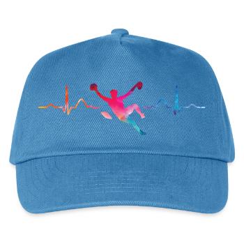 Battement de cœur de Boulderer Bloc Bloc - Casquette de baseball Enfant - bleu paon - Devant