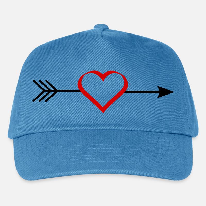 Valentinstag Geschenk Valentinstag - Kinder Basecap - Pfauenblau