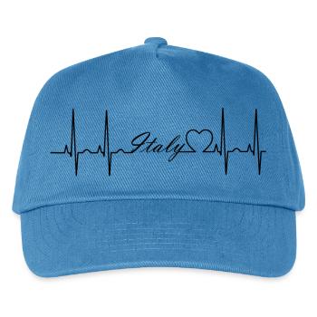 Italy - Kids’ Baseball Cap - peacock-blue - Front