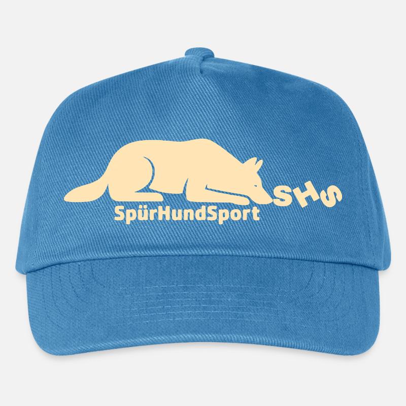 SHS Logo beige - Kinder Basecap - Pfauenblau