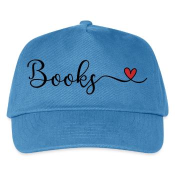 Bücher - Kinder Basecap - Pfauenblau - Vorne