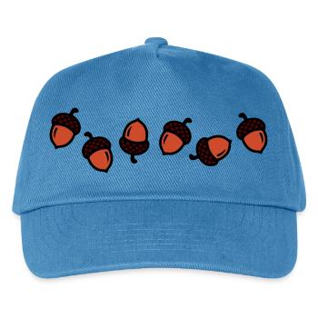 Eichel Comic - Kinder Basecap - Pfauenblau - Vorne