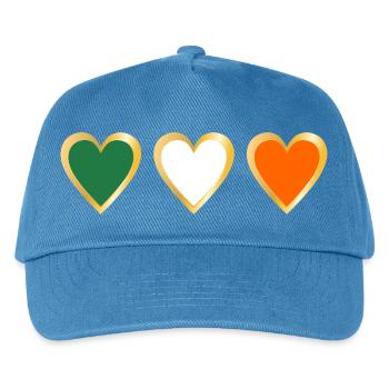 Irland - Kinder Basecap - Pfauenblau - Vorne