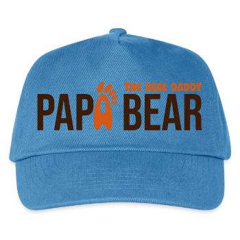 Papa Bear: El Verdadero Papá - Kinder Basecap - Pfauenblau - Vorne
