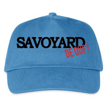 Savoyard de ouf (noir) - Casquette de baseball Enfant - bleu paon - Devant