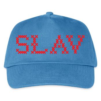SLAV Slavic Folk Slawisch - Kinder Basecap - Pfauenblau - Vorne
