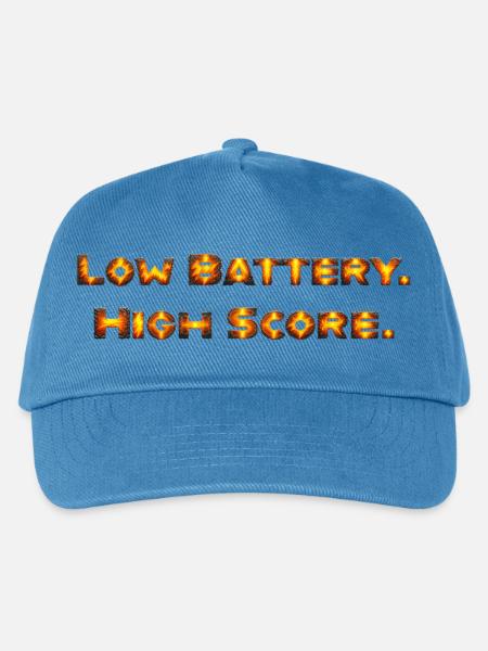 Feurige Battlegesichter - Kinder Basecap - Pfauenblau