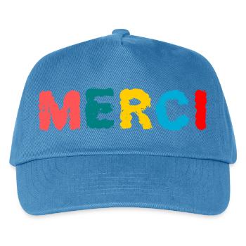 THANK YOU. MISTRESS. MASTER. THANK YOU MISTRESS - Kids’ Baseball Cap - peacock-blue - Front