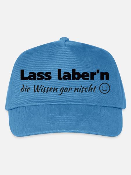 BT. -Lass laber'n - Kinder Basecap - Pfauenblau