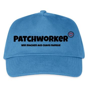 Wir machen aus Chaos Familie - Kinder Basecap - Pfauenblau - Vorne